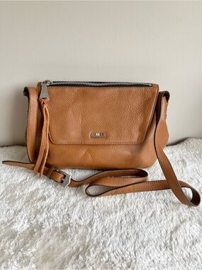 Aimee Kestenberg Genuine Leather Crossbody Bag in Tan
